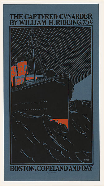 The Captured Cunarder by William H. Rideing, Elisha Brown Bird (American, Dorchester, Massachusetts 1867–1943 Philadelphia, Pennsylvania), Lithograph 