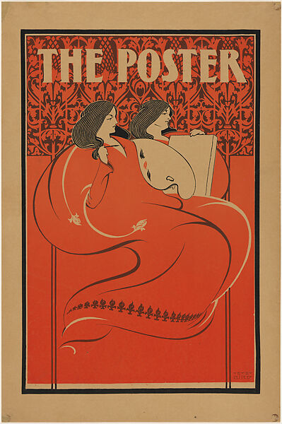 The Poster, March (Miss Art and Miss Litho), Elisha Brown Bird (American, Dorchester, Massachusetts 1867–1943 Philadelphia, Pennsylvania), Lithograph 