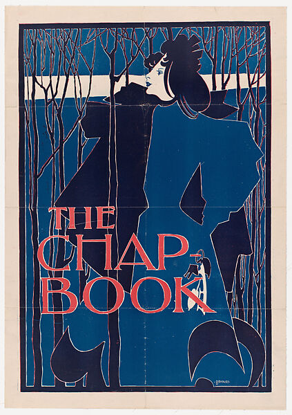The Chap-Book: The Blue Lady, William Henry Bradley (American, Boston, Massachusetts 1868–1962 La Mesa, California), Lithograph 
