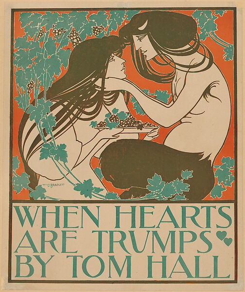 When Hearts are Trumps by Tom Hall, William Henry Bradley  American, Relief