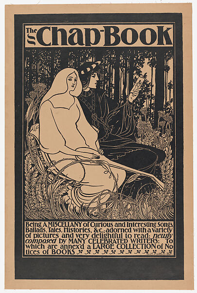 The Chap-Book: The Poet and His Lady, William Henry Bradley (American, Boston, Massachusetts 1868–1962 La Mesa, California), Lithograph 