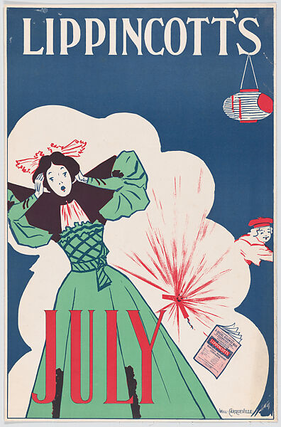 Lippincott's: July, William L. Carqueville (American, Chicago, Illinois 1871–1946), Lithograph 