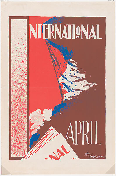 International, April, William L. Carqueville (American, Chicago, Illinois 1871–1946), Lithograph 