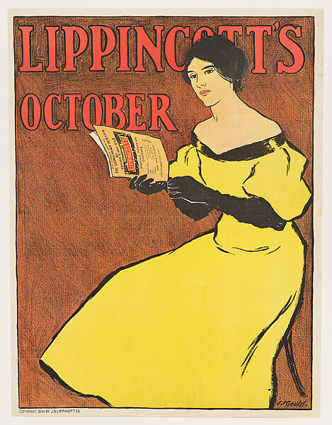 Lippincott's, October, Joseph J. Gould, Jr. (American, 1880–1935), Lithograph 