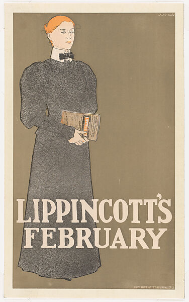 Lippincott's, February, Joseph J. Gould, Jr.  American, Lithograph