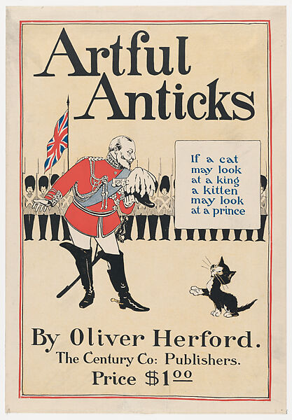 Artful Anticks, Oliver Herford (American (born England), Sheffield 1863–1935 New York), Commercial relief process 