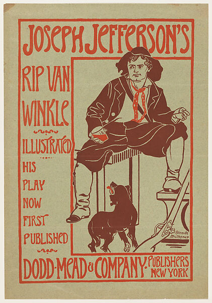 Rip Van Winkle, Blanche McManus Mansfield (American, East Feliciana, Louisiana 1870–1929), Commercial relief process 