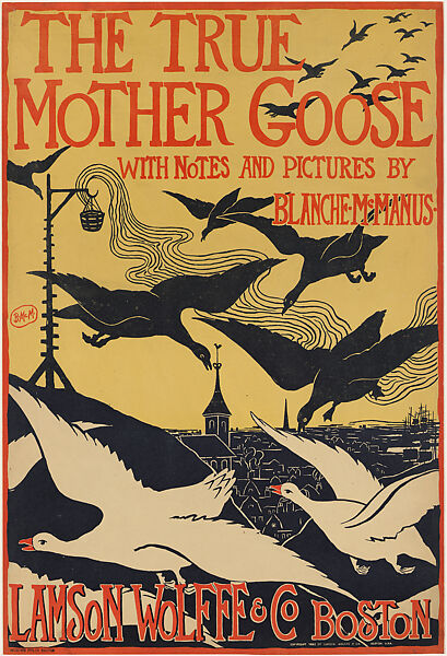 The True Mother Goose with Notes and Pictures by Blanche McManus, Blanche McManus Mansfield  American, Relief process