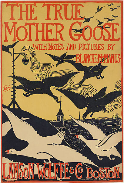 The True Mother Goose with Notes and Pictures by Blanche McManus, Blanche McManus Mansfield (American, East Feliciana, Louisiana 1870–1929), Relief process 