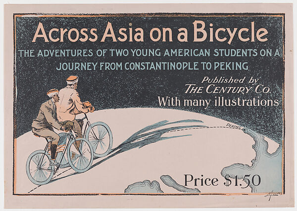 Across Asia on a Bicycle: The Adventures of Two Young American Students on a Journey From Constantinople to Peking, Albert J. Moores (American, active 1890s), Commercial relief process 