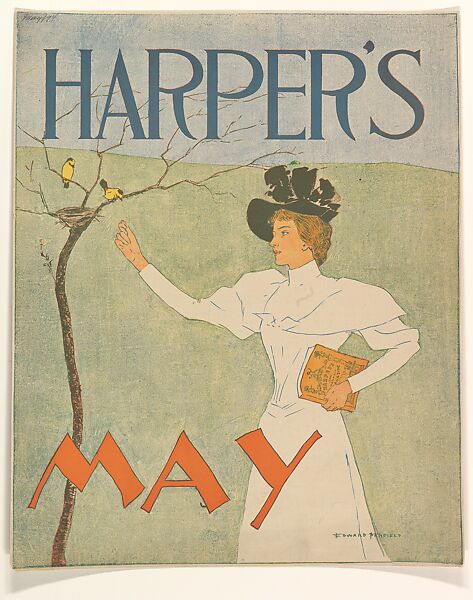 Harper's, May, Edward Penfield (American, Brooklyn, New York 1866–1925 Beacon, New York), Lithograph 