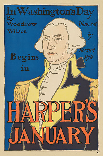 Harper's, In Washington's Day, January, Edward Penfield  American, Lithograph