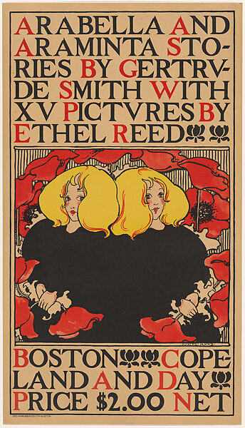 Arabella and Araminta Stories by Gertrude Smith with XV Pictures by Ethel Reed, Ethel Reed (American, 1874–after 1900), Lithograph 