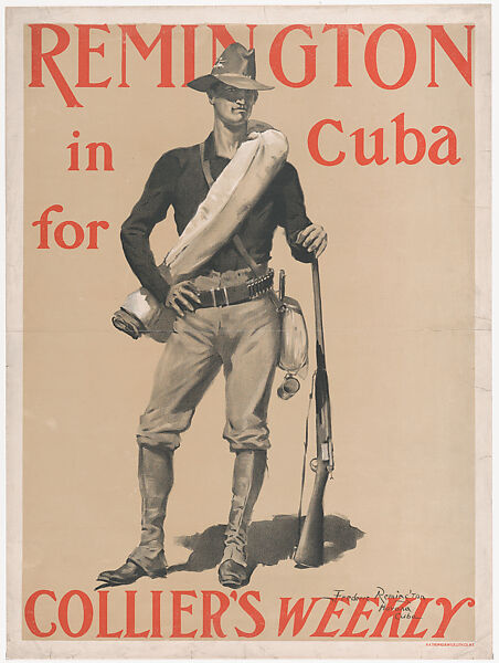Collier's Weekly: Remington in Cuba, March, Frederic Remington (American, Canton, New York 1861–1909 Ridgefield, Connecticut), Color lithograph 