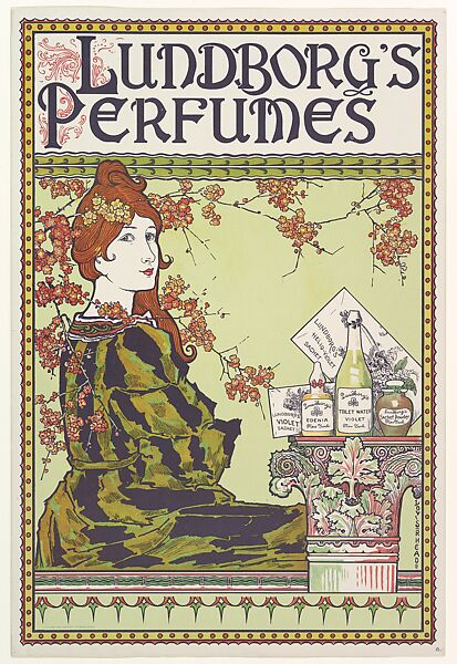 Lundborg's Perfumes, Louis John Rhead (American (born England), Etruria 1857–1926 Amityville, New York), Lithograph 