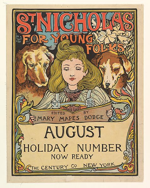 The Century: Holiday Number: St. Nicholas for Young Folks, August, Louis John Rhead (American (born England), Etruria 1857–1926 Amityville, New York), Lithograph 