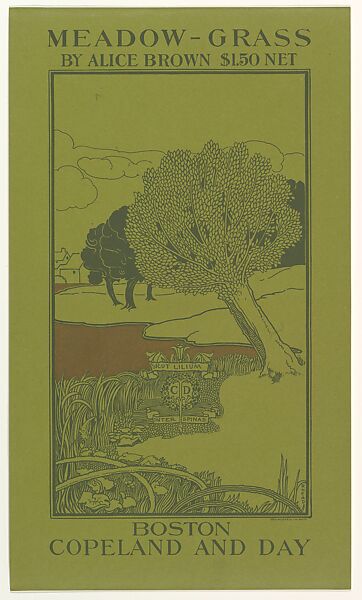 Meadow Grass, Louis John Rhead (American (born England), Etruria 1857–1926 Amityville, New York), Lithograph 