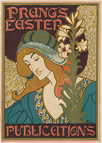 Prang's Easter Publications, Louis John Rhead (American (born England), Etruria 1857–1926 Amityville, New York), Lithograph 