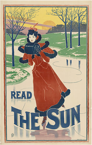 The Sun, Louis John Rhead (American (born England), Etruria 1857–1926 Amityville, New York), Lithograph 