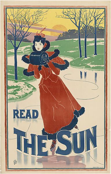 The Sun, Louis John Rhead  American, Lithograph