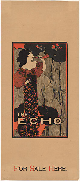 The Echo, John Sloan (American, Lock Haven, Pennsylvania 1871–1951 Hanover, New Hampshire), Relief and letterpress 