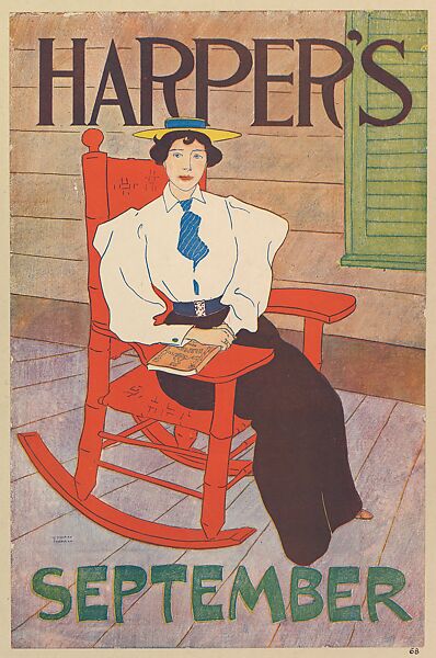 Harper's, September, Edward Penfield (American, Brooklyn, New York 1866–1925 Beacon, New York), Lithograph 