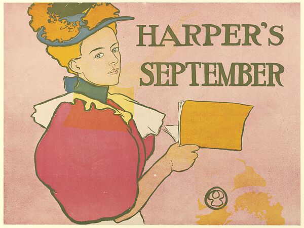 Harper's, September, Edward Penfield (American, Brooklyn, New York 1866–1925 Beacon, New York), Color lithograph 