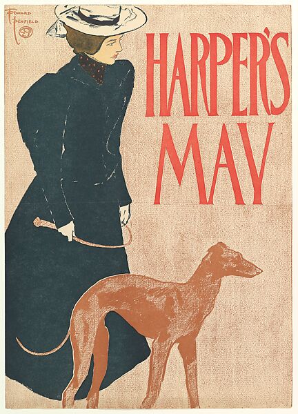 Harper's, May, Edward Penfield (American, Brooklyn, New York 1866–1925 Beacon, New York), Lithograph 