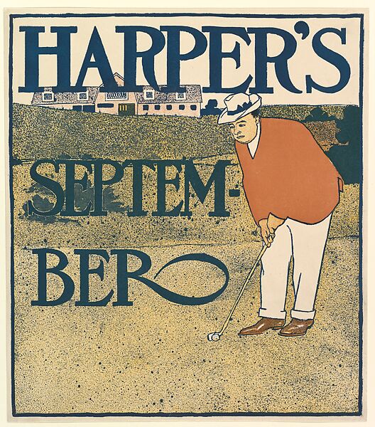 Harper's, September, Edward Penfield (American, Brooklyn, New York 1866–1925 Beacon, New York), Lithograph 