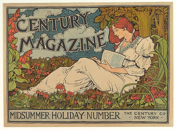 Century Magazine: Midsummer Holiday Number, Louis John Rhead (American (born England), Etruria 1857–1926 Amityville, New York), Lithograph 