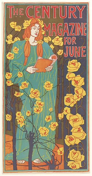 The Century, June, Louis John Rhead (American (born England), Etruria 1857–1926 Amityville, New York), Lithograph 