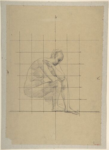 Seated Figure: Study for “A Vision of Antiquity”