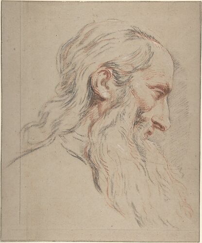 Head of a Bearded Man