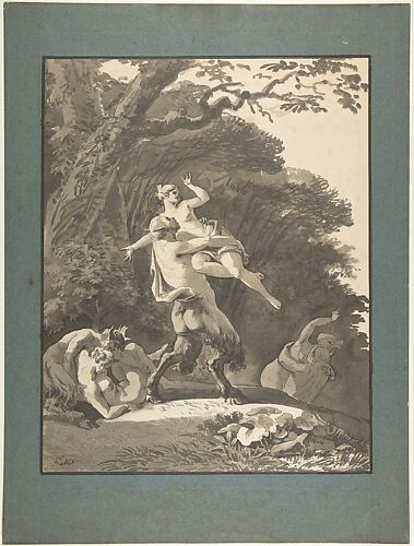 Satyrs Abducting Nymphs