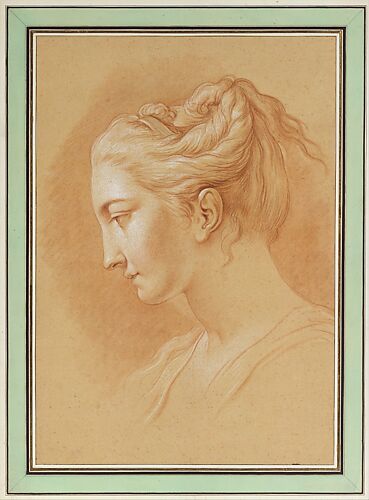 Head of a Young Woman in Profile to Left