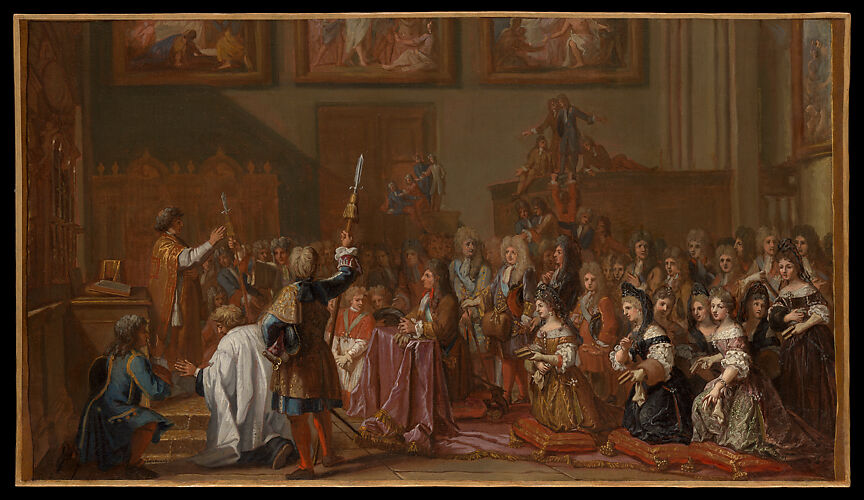 Louis XIV in Notre-Dame de Paris on January 30, 1687 at a Thanksgiving Service after his Recovery from a Grave Illness