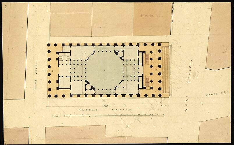 Plan of U. S. Custom House