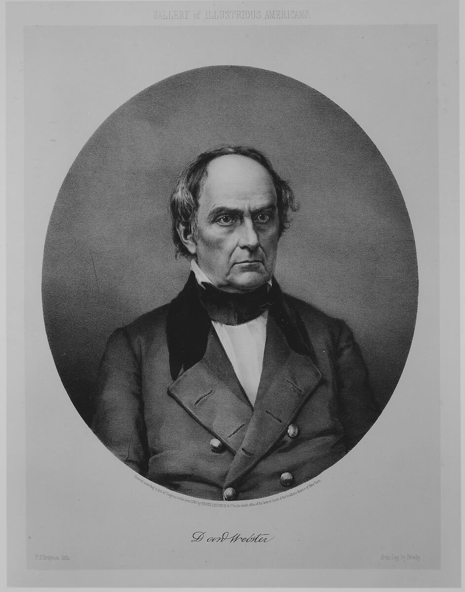 The Gallery of Illustrious Americans, Containing the Portraits and Biographical Sketches of Twenty-four of the Most Eminent Citizens of the American Republic Since the Death of Washington, Brady, D'Avignon and Company (New York,  NY), Illustrations: lithographs after daguerrotypes