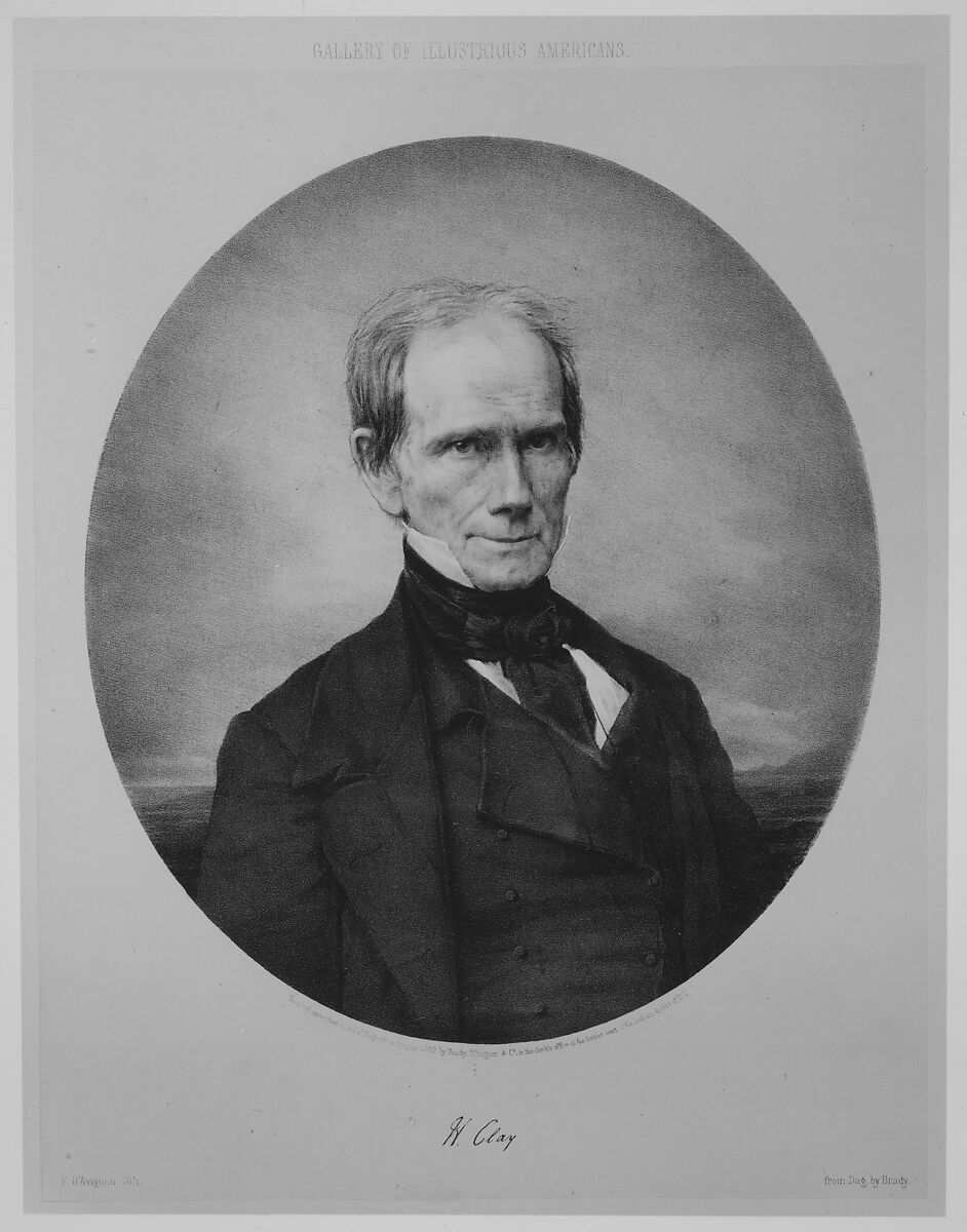 The Gallery of Illustrious Americans, Containing the Portraits and Biographical Sketches of Twenty-four of the Most Eminent Citizens of the American Republic Since the Death of Washington, Brady, D'Avignon and Company (New York,  NY), Illustrations: lithographs after daguerrotypes