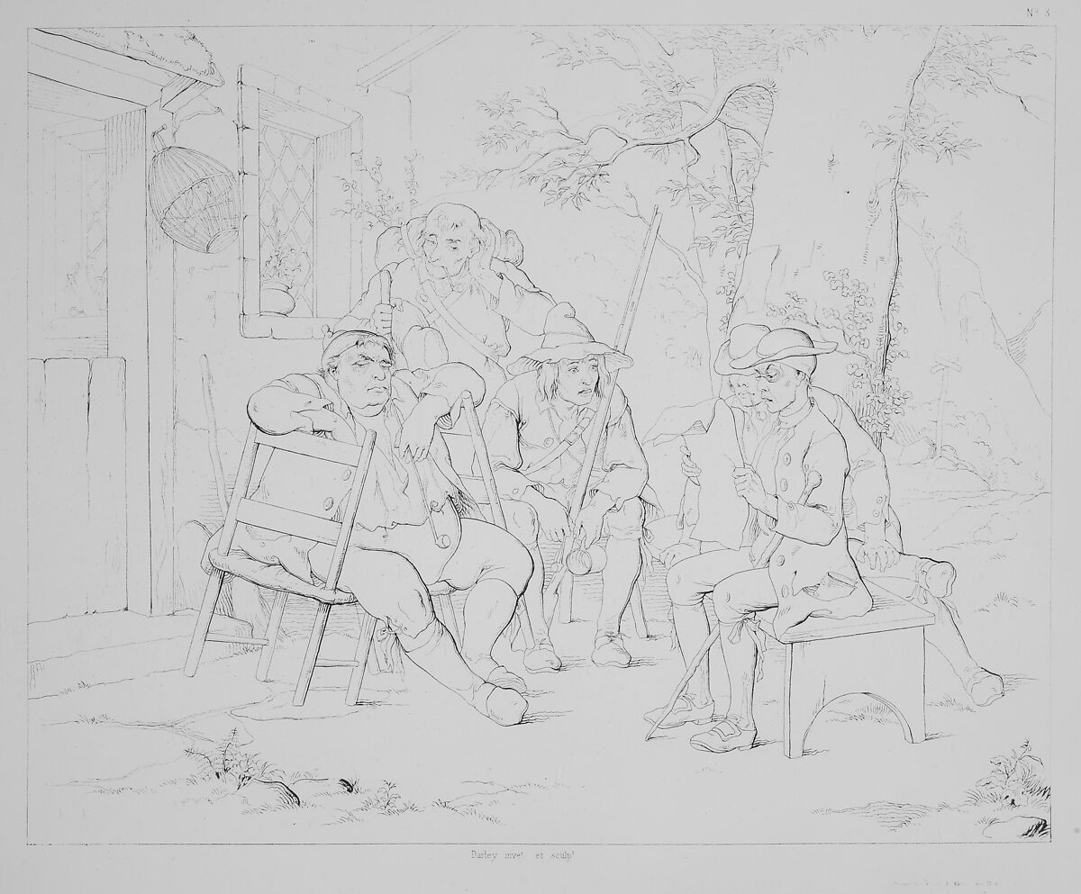 Washington Irving's Illustrations for the Legend of Rip Van Winkle, Designed and Etched by F.O.C. Darley, Felix Octavius Carr Darley (American, Philadelphia, Pennsylvania 1822–1888 Claymont, Delaware), Lithographs (called etching on stone)