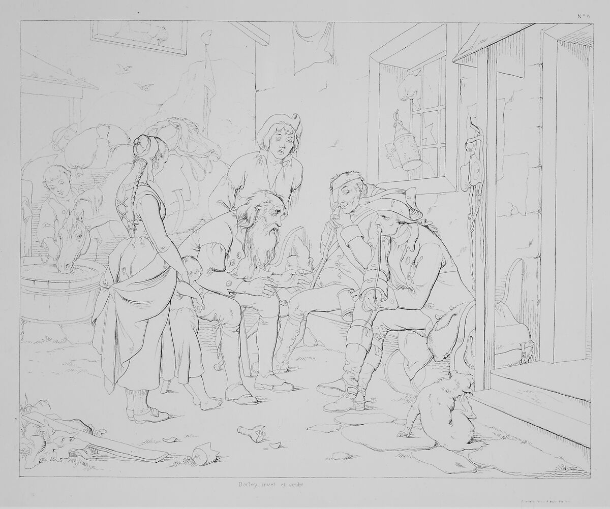 Washington Irving's Illustrations for the Legend of Rip Van Winkle, Designed and Etched by F.O.C. Darley, Felix Octavius Carr Darley (American, Philadelphia, Pennsylvania 1822–1888 Claymont, Delaware), Lithographs (called etching on stone)