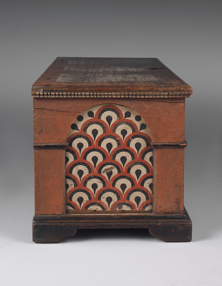 Dower Chest, Yellow pine, American