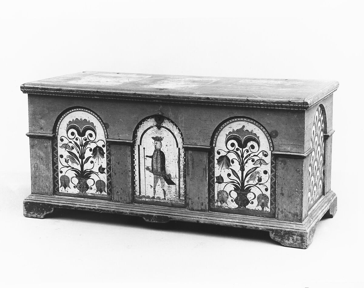 Dower Chest, Yellow pine, American