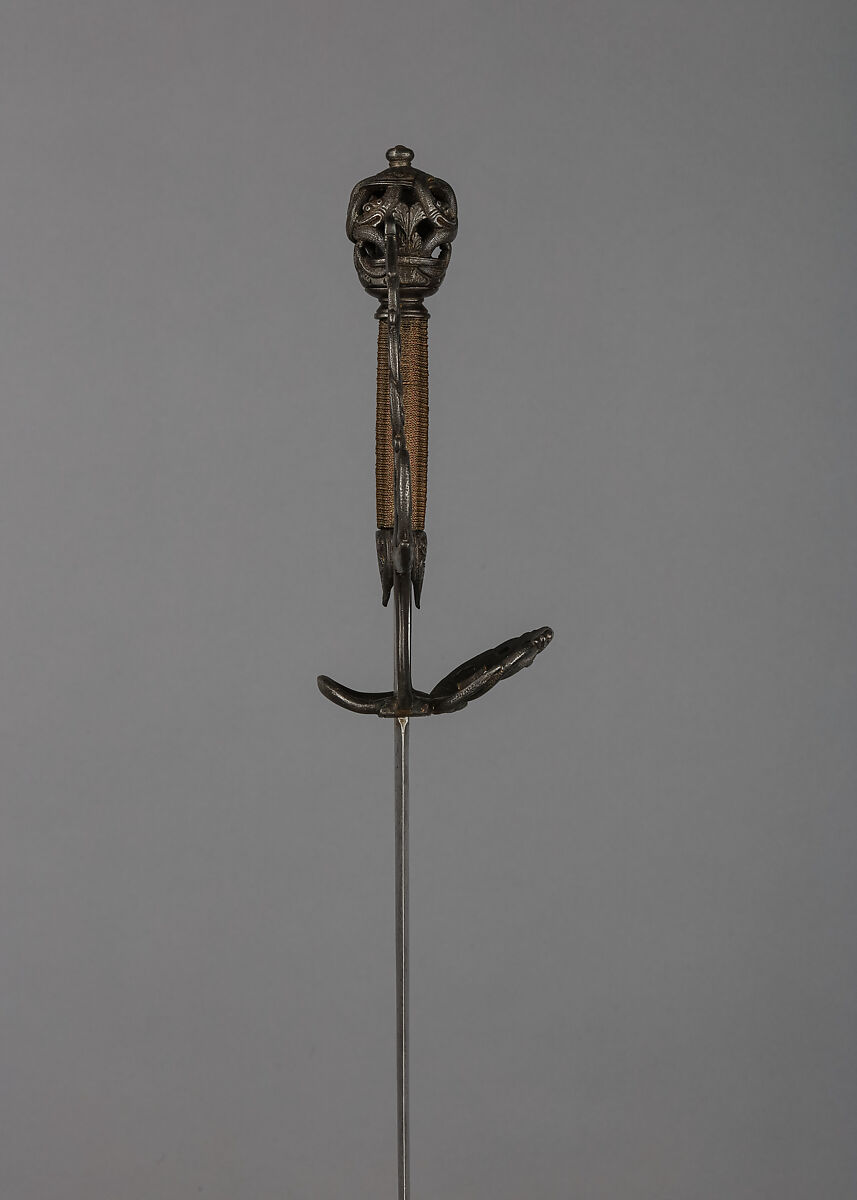 Rapier, Steel, copper alloy, Italian