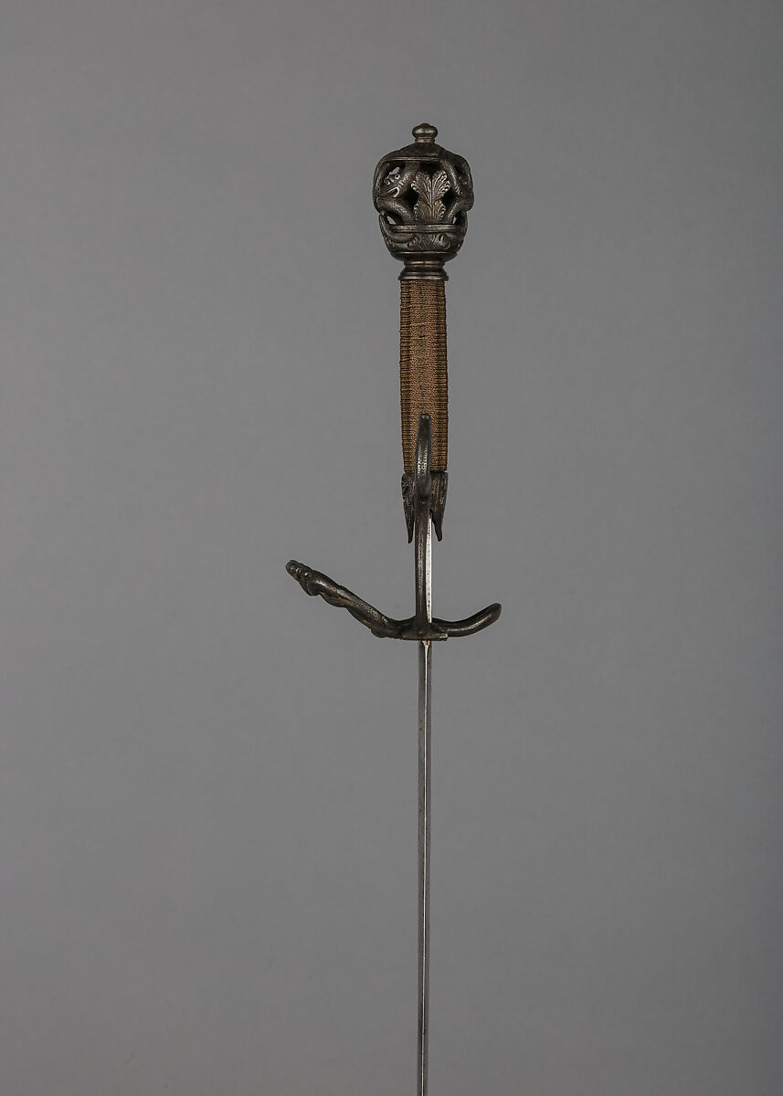 Rapier, Steel, copper alloy, Italian