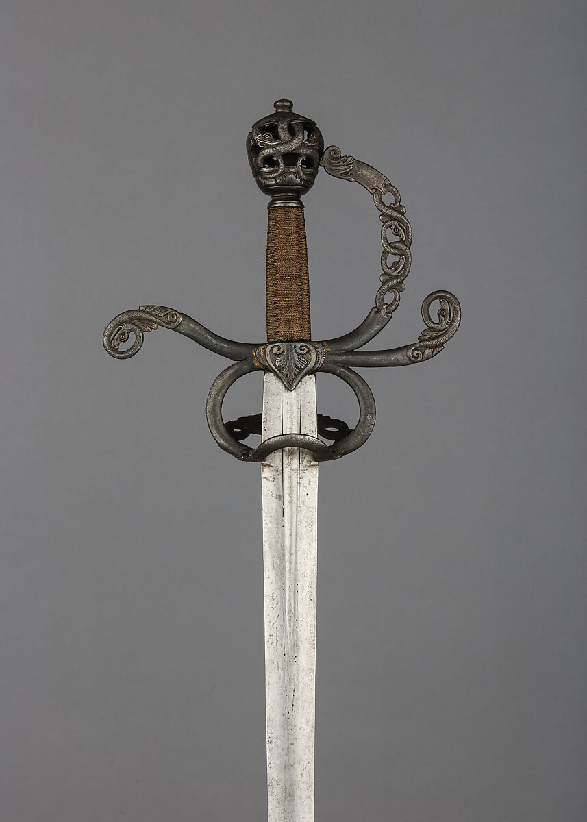 Rapier, Steel, copper alloy, Italian