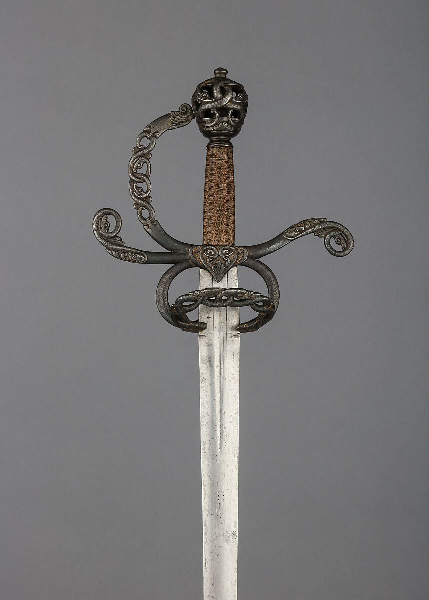 Rapier, Steel, copper alloy, Italian 