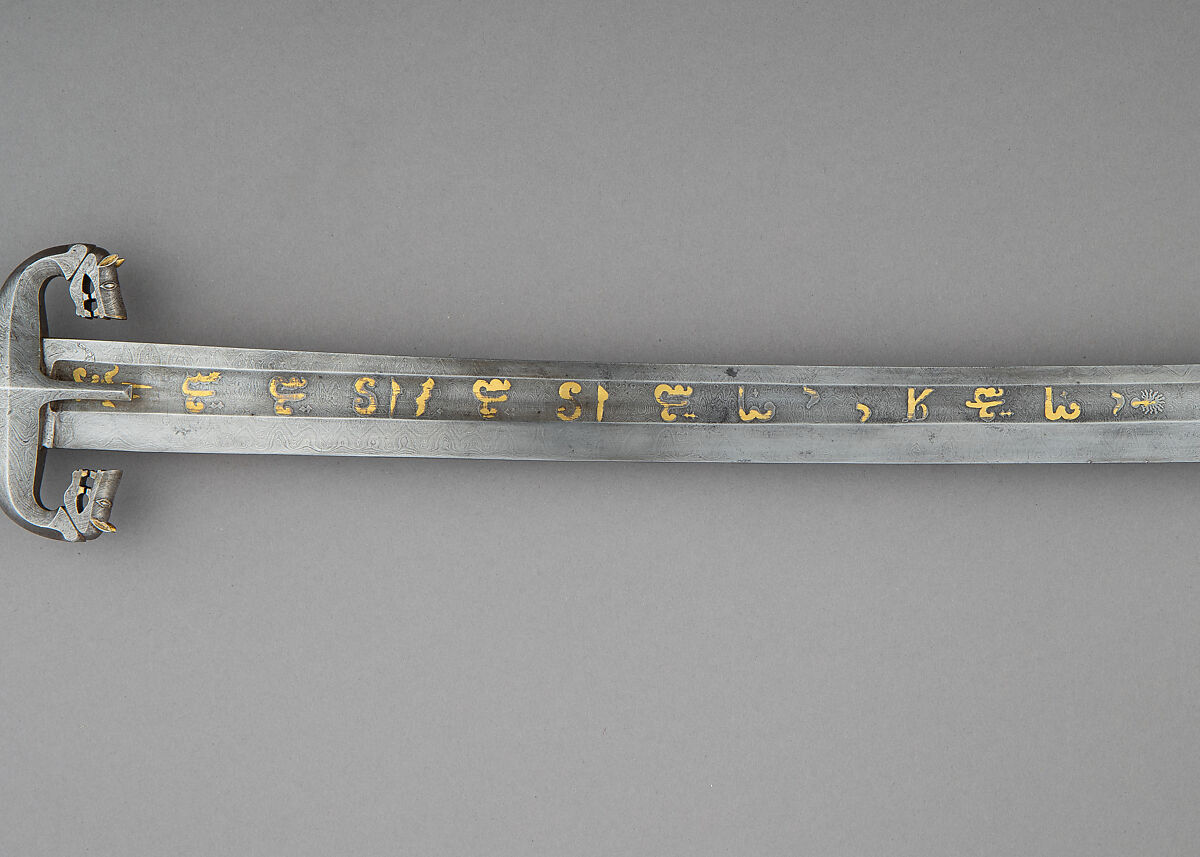 Saber with Scabbard and Strap, Steel, gold, wood, leather, Eastern European, probably Hungary