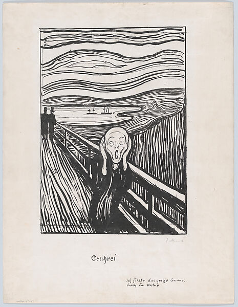 The Scream (painting by Edvard Munch), Description & Facts