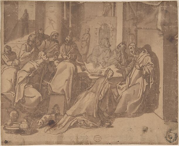 Mary Magdalen Annointing the Feet of Christ